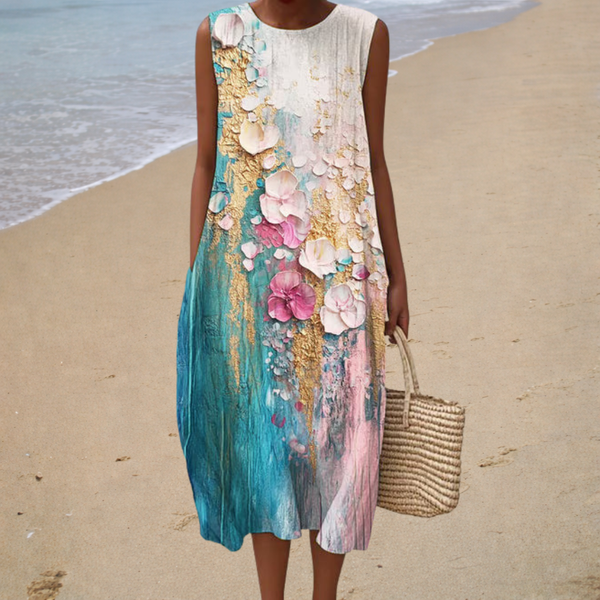 Comfortable Sleeveless Summer Dress