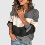 Colour Block Knit Jumper for women, view 2