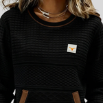 Elaine crew-neck colour-block sweatshirt