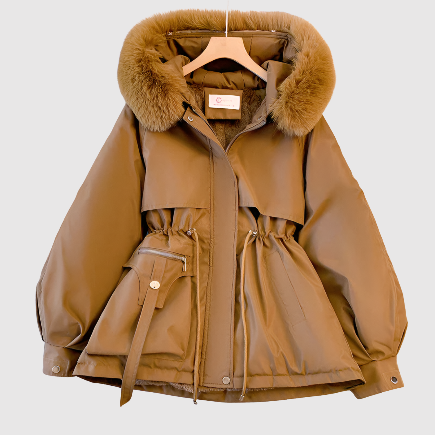 Thea women's padded hood winter parka