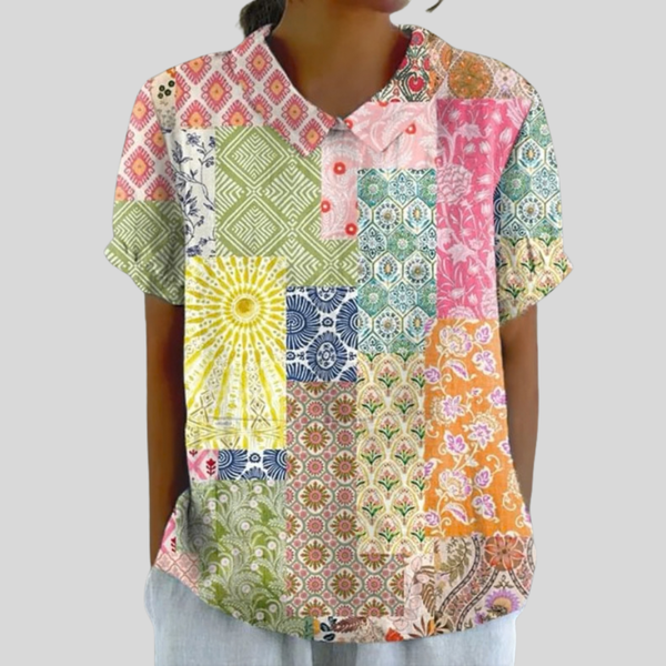 Elegant Floral Comfort Top
