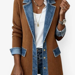 Daphne structured contrast jacket