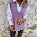 Penelope comfortable sleeveless jumper