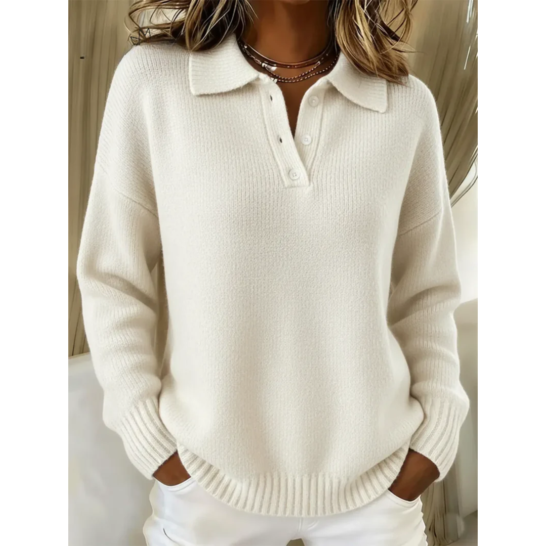 Imogen soft polo jumper