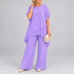 Abigail women's asymmetric wide-leg two-piece set