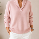 Henrietta shawl-collar jumper