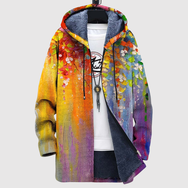 Women's rainbow art print sweatshirt
