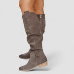 Imogen women's slouch knee-high riding boots