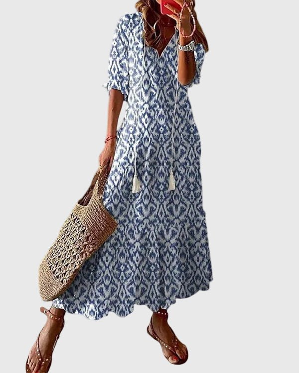 Amalia | Vintage Boho Summer Maxi Dress