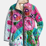 Margaret women's floral pattern quilted jacket