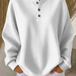 Joanna soft raised-texture pullover