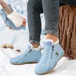 Primrose warm zip & lace-up ankle boots