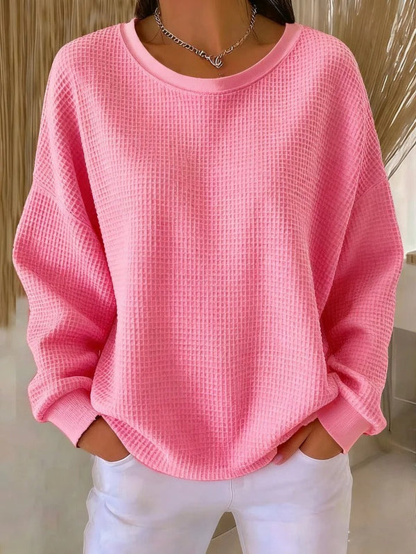 Rebecca classic textured jumper