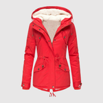 Fleece-Lined Drawcord Parka for women, view 5