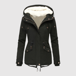Fleece-Lined Drawcord Parka for women