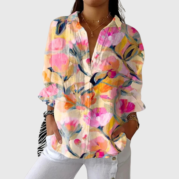 Lightweight and Colourful Printed Blouse