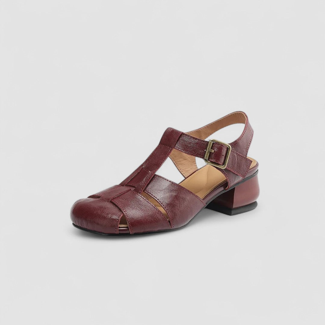 Christine women's cut-out low-heel mary jane shoes