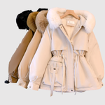 Thea women's padded hood winter parka