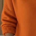 Denise women's shirt-collar knitted cardigan