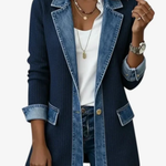Daphne structured contrast jacket