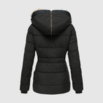Fitted Parka with Faux Fur Collar for women, view 7
