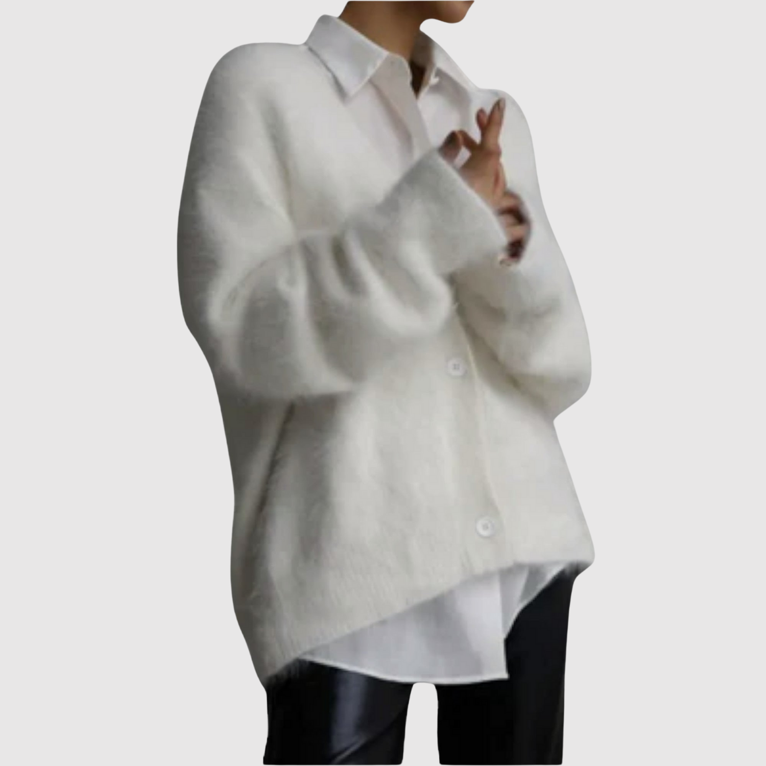 Fluffy Knit Jumper for women, view 3