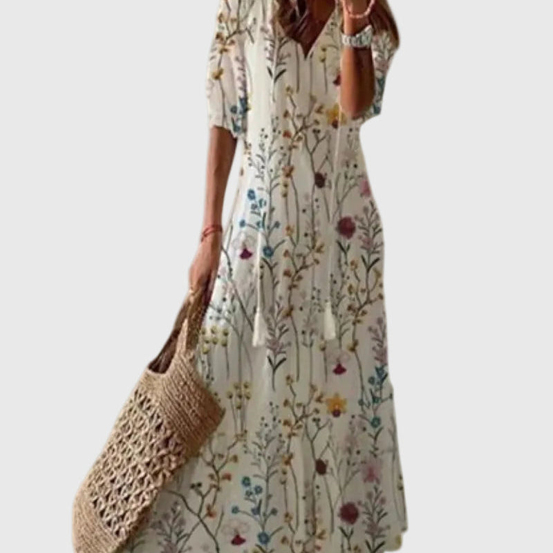 Amalia | Vintage Boho Summer Maxi Dress