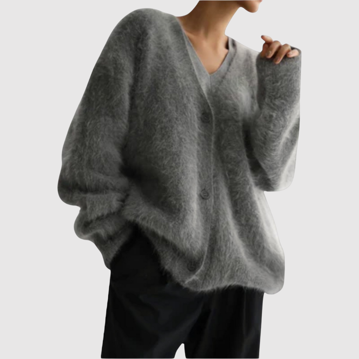 Fluffy Knit Jumper for women, view 4