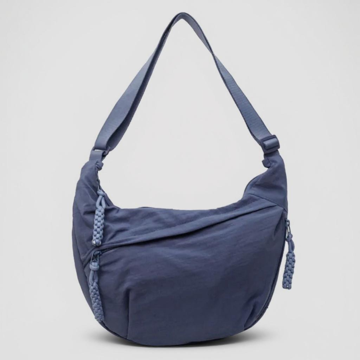 Florence blue zip shoulder bag