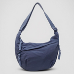 Florence blue zip shoulder bag