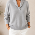 Henrietta shawl-collar jumper