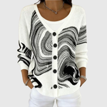 Emily women's button-front knitted jacket