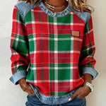 Loretta checked button shirt