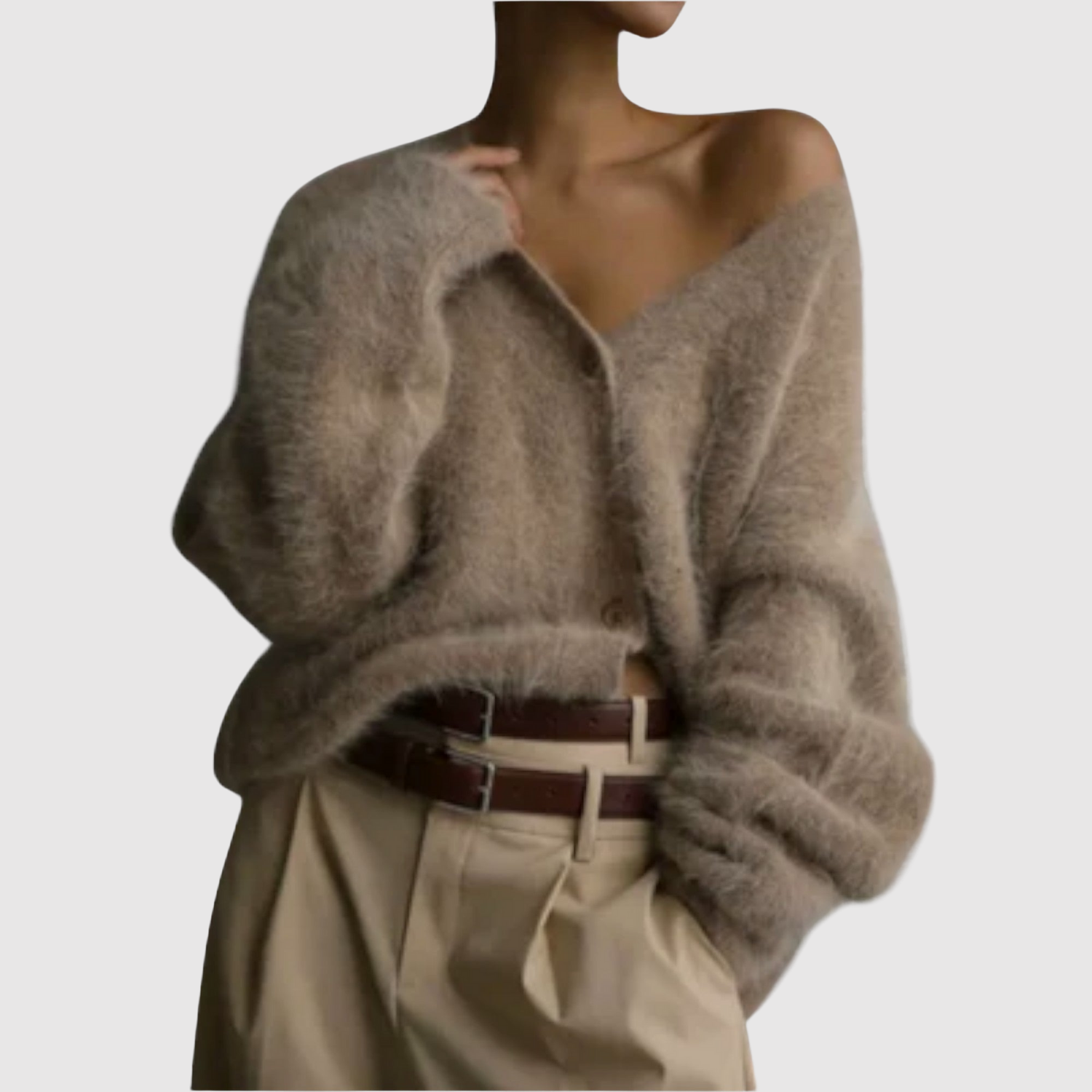Fluffy Knit Jumper for women
