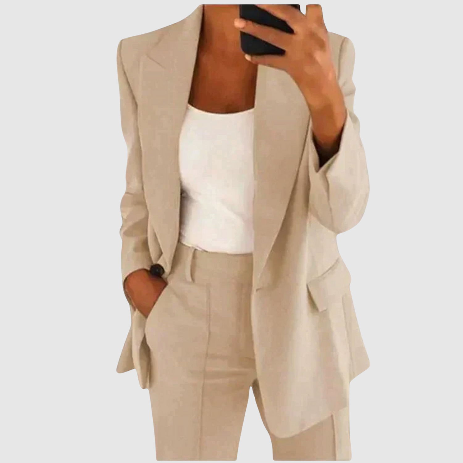 Joanna women's classic tailored jumpsuit