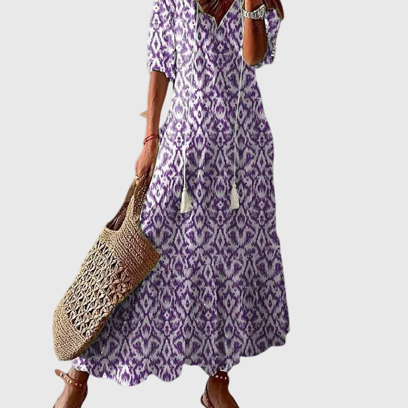 Amalia | Vintage Boho Summer Maxi Dress