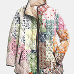 Beatrice women's floral patchwork quilted jacket