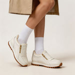 Arabella warm double-zip slip-on sneakers