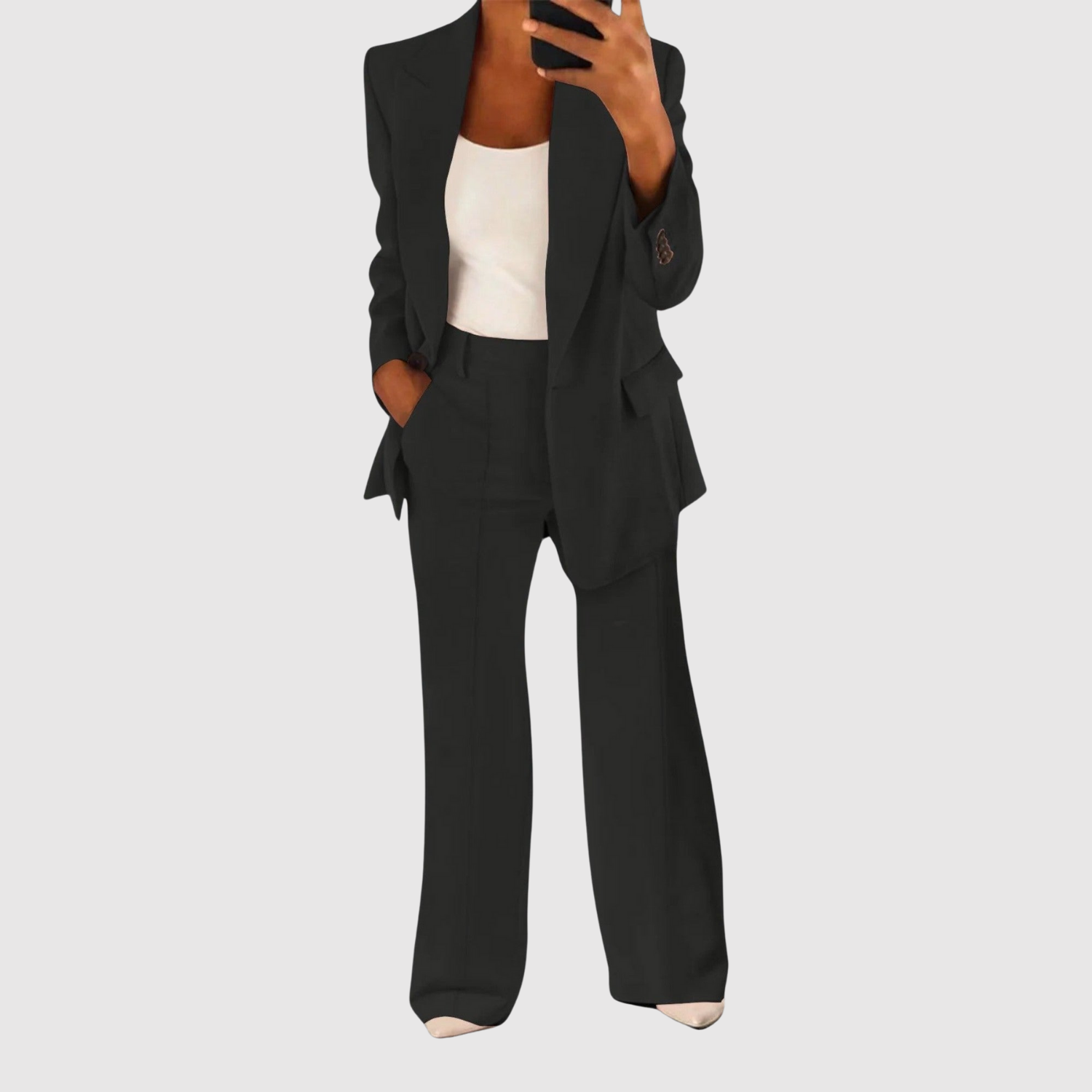 Joanna women's classic tailored jumpsuit