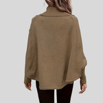 Theresa high-neck cable-knit jumper