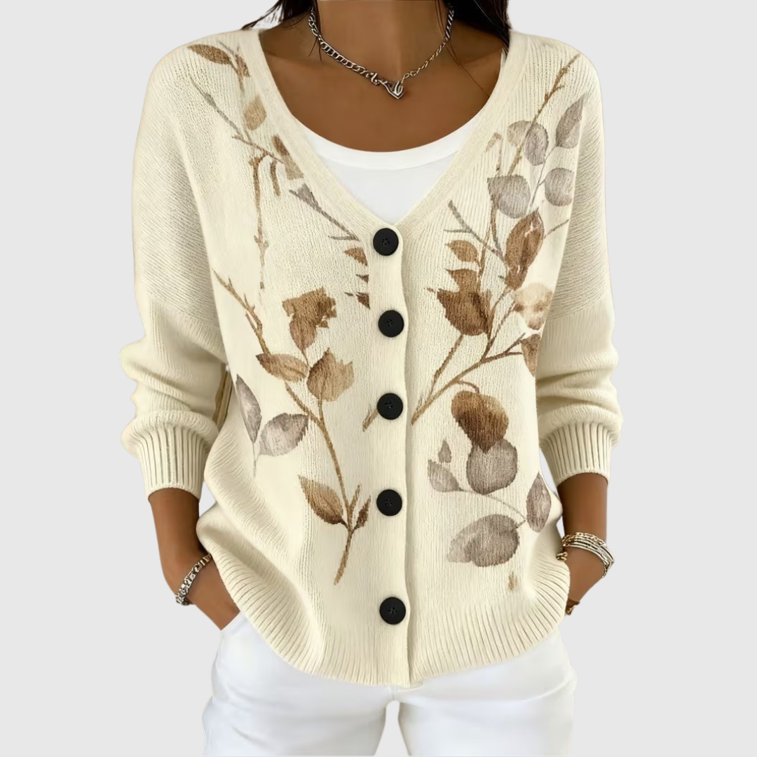 Matilda women's button-front knitted jacket