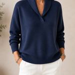 Henrietta shawl-collar jumper