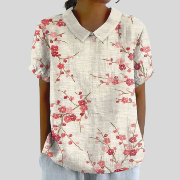 Elegant Floral Comfort Top