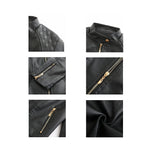 Faux Leather Motorcycle Jacket for women, view 7