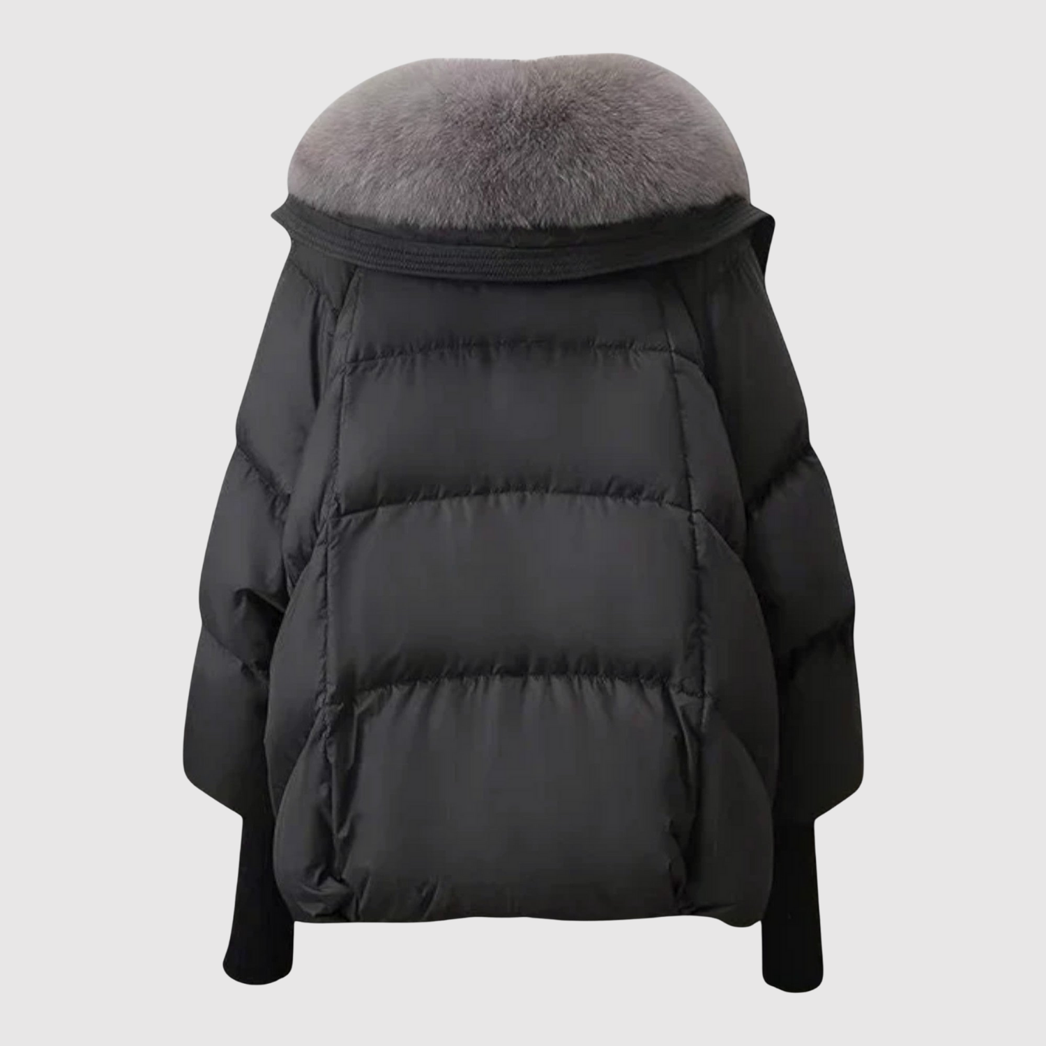 Short Belted Puffer Jacket for women, view 2