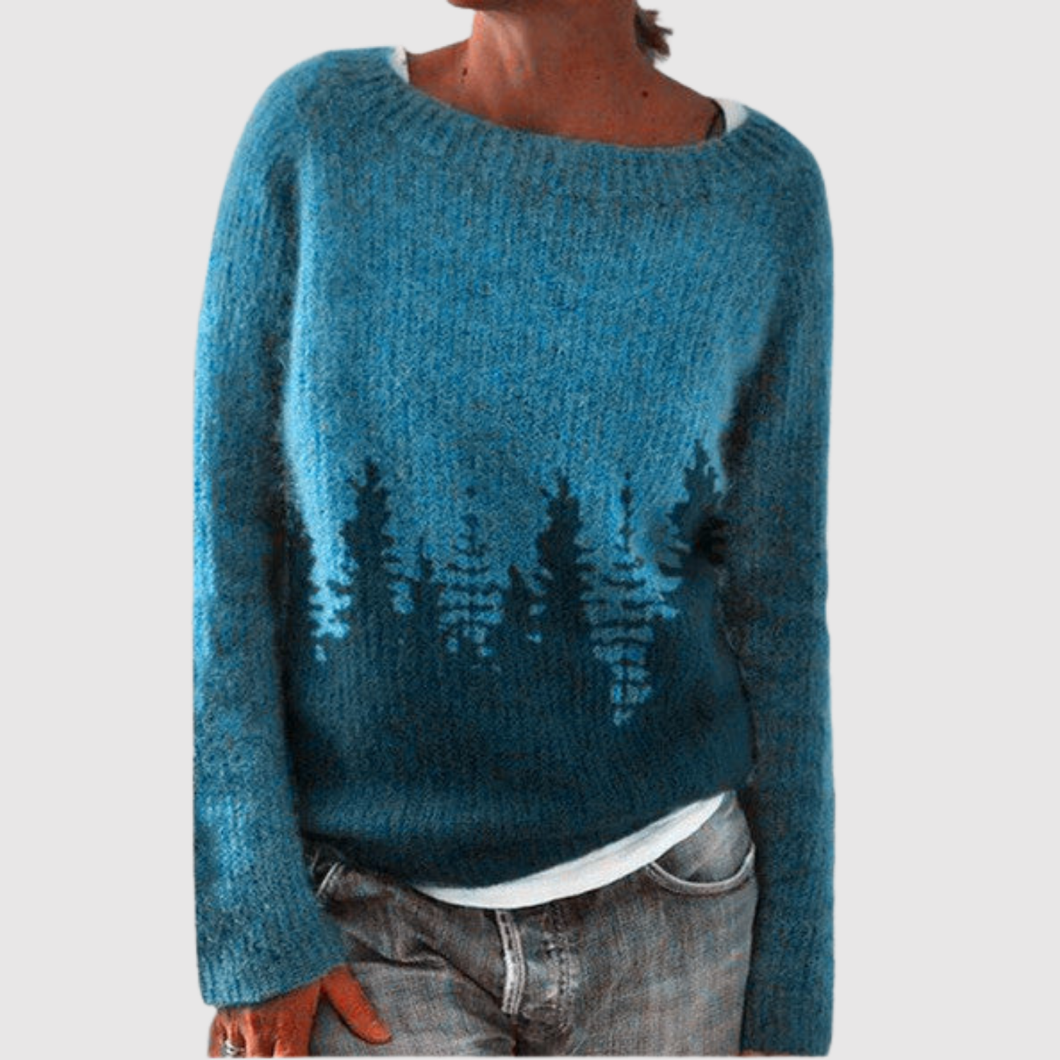 Winter Motif Jumper for women