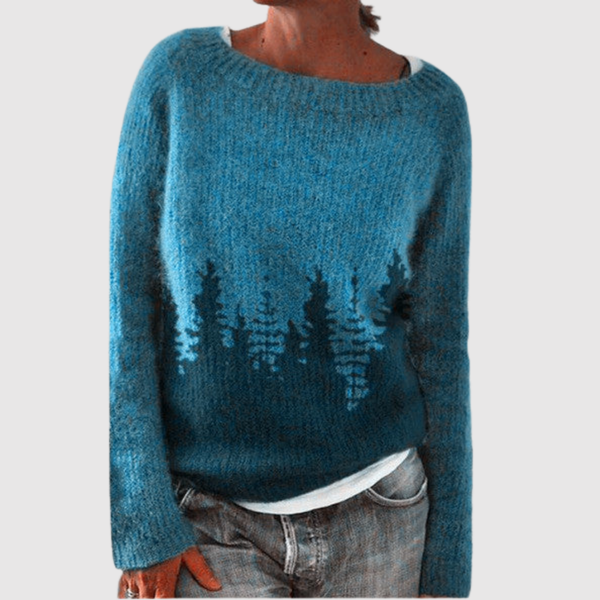 Winter Motif Jumper for women