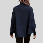 Theresa high-neck cable-knit jumper