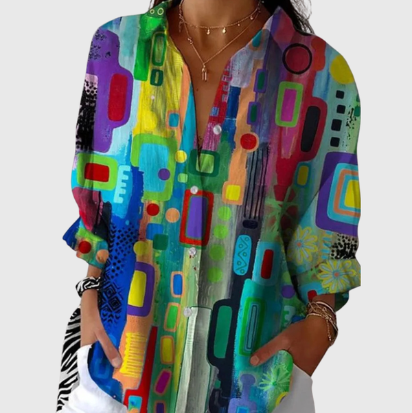 Light and Colourful Printed Blouse