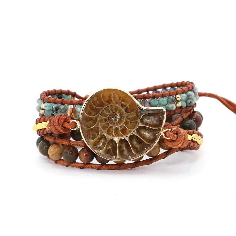 Ammoniet fossiele Bracelet